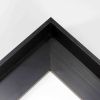 This metal canvas floater picture frame has a smooth, matte Matte Black finish and flat, narrow (.25 ") face.
Ideal for medium to large size artwork on thick (1-5/8 " deep) stretcher bars. Border gallery wrapped Giclée canvas prints or paintings with this simple, modern frame for an authentic, fine art display.
*Note: These sturdy metal, custom canvas floaters are for stretched canvas prints and paintings, and raised wood panels.
Nielsen mf14-14 Profile