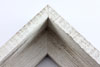 This large profile floater frame features rustic, natural wood texture with an antiqued white finish.
2.5 " depth: ideal for medium, large and oversize (extra large) stretched canvases mounted on thick (1.5 to 2 " deep) stretcher bars. Pair this frame with a nature image or bucolic painting or Giclée print for an authentic fine art display.
*Note: These solid wood, custom canvas floaters are for stretched canvas prints and paintings, and raised wood panels.