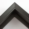 This deep, L-shape floating canvas frame features a glossy black, textured face and deep, 1.75 " rabbet. The 45 degree angle of the face creates depth around the mounted canvas.
Display your favourite gallery wrapped Giclée print or painting with authentic, fine art style. This floater frame is ideal for medium to extra large canvases mounted on thick (1.5 " deep) stretcher bars.
*Note: These solid wood, custom canvas floaters are for stretched canvas prints and paintings, and raised wood panels.